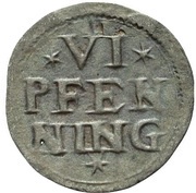6 Pfennig, Germany, 1651 reverse image