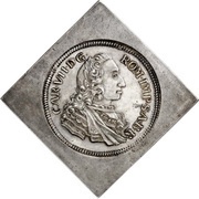 2 Thalers Klippe, Germany, 1742 reverse image