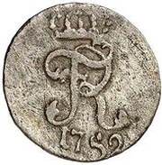 ¼ Stüber - Frederick II obverse image