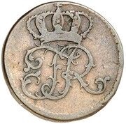 ¼ Stüber - Frederick II obverse image