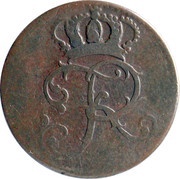 ¼ Stüber - Frederick II obverse image