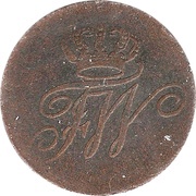 ¼ Stuber - Frederick William II obverse image