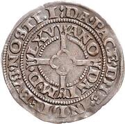 1 Ciffert - Edzard II, Christoph and John, Germany, 1565 reverse image