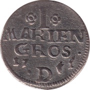 1 Mariengroschen - Frederick II, Germany, 1761 reverse image