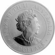 30 Dollars - Elizabeth II 6th Portrait - Australian Koala - Silver Bullion obverse image