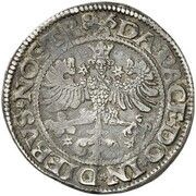 1 Dicker Penning - Edzard II, Christoph and John, Germany, 1563-1566 reverse image