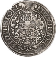 1 Thaler - Edzard II, Christoph and John, Germany, 1563 reverse image