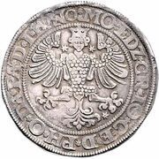 1 Thaler - Edzard II, Christoph and John, Germany, 1564 reverse image