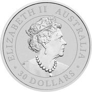 30 Dollars - Elizabeth II 6th Portrait - Australian Koala - Silver Bullion obverse image