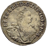 ⅓ Thaler - Elizabeth obverse image