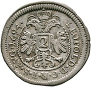 2 Kreuzers - John Eucharius Schenk of Castell obverse image