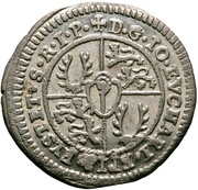 2 Kreuzers - John Eucharius Schenk of Castell, Germany, 1694 reverse image