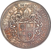 1 Thaler - John Christoph of Westerstetten obverse image