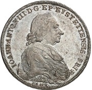 1 Thaler - John Anthony III of Zehmen obverse image