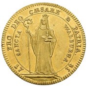 1 Ducat - John Anthony II of Freyberg, Germany, 1738 reverse image