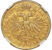 8 Ducats - John Conrad of Gemmingen, Germany, 1596 reverse image