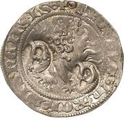 1 Groschen Counterstamped obverse image
