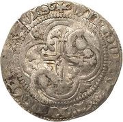 1 Groschen Counterstamped, Germany, 1382-1407 reverse image