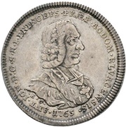 ½ Thaler - Anthony Ignatius of Fugger-Glött ½ Konventionstaler obverse image
