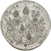 1 Thaler - Henry Christoph of Wolfframsdorf, Germany, 1689 reverse image