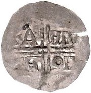 Denier - Hermann of Kalvelage, Germany, 1020-1051 reverse image