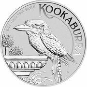 30 Dollars - Elizabeth II 6th Portrait - Australian Kookaburra, Australia, 2022 reverse image
