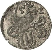 1 Dreier, Germany, 1534-1598 reverse image