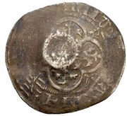 1 Groschen Counterstamped, Germany, 1456-1464 reverse image
