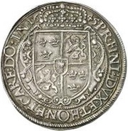 ½ Thaler - Christina, Germany, 1645-1648 reverse image