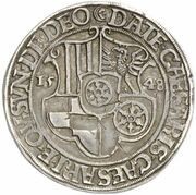 1 Thaler, Germany, 1548 reverse image