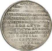 1 Thaler - Gustav Adolph II, Germany, 1631 reverse image