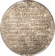 1 Thaler "Purimstaler" Victory at Leipzig, Germany, 1632 reverse image
