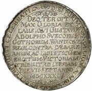 1 Thaler - Gustav Adolph II, Germany, 1632 reverse image