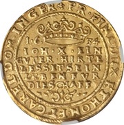 1 Ducat - Gustav Adolphus II, Germany, 1632-1634 reverse image