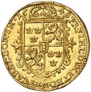 1 Ducat - Christina, Germany, 1648 reverse image