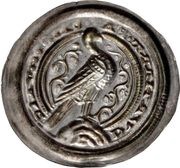 Denier Bracteate - Buckhard II, Germany, 1142-1174 reverse image