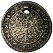 4 Kreuzers - Ferdinand II, Germany, 1625 reverse image