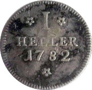 1 Heller, Germany, 1773-1782 reverse image