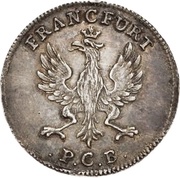 1 Heller Silver pattern strike obverse image