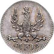 1 Heller Silver pattern strike obverse image