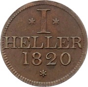 1 Heller Judenpfennig obverse image