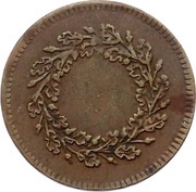 1 Heller Judenpfennig, Germany, 1820 reverse image