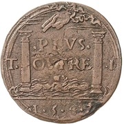 1 Tobiaspfennig, Germany, 1547 reverse image