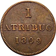 1 Atribuo "Judenpfennig", Germany, 1809 reverse image