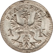 1 Kreuzer obverse image