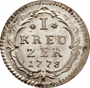 1 Kreuzer, Germany, 1778-1789 reverse image