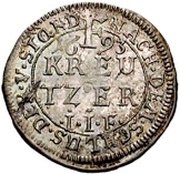 1 Kreuzer, Germany, 1693-1695 reverse image
