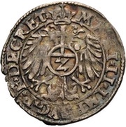 2 Kreuzer, Germany, 1564-1576 reverse image