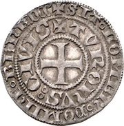 1 Groschen Tournois, Germany,  reverse image