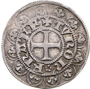 1 Groschen Tournois, Germany,  reverse image